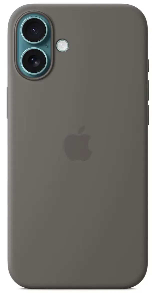 Origineel Apple iPhone 16 Plus Hoesje MagSafe Silicone Case Grijs afbeelding 5