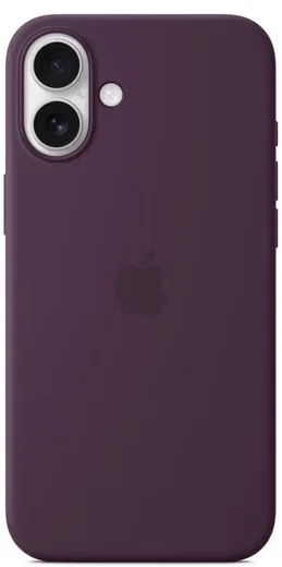 Origineel Apple iPhone 16 Plus Hoesje MagSafe Silicone Case Paars afbeelding 2