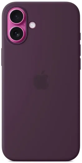 Origineel Apple iPhone 16 Plus Hoesje MagSafe Silicone Case Paars afbeelding 3