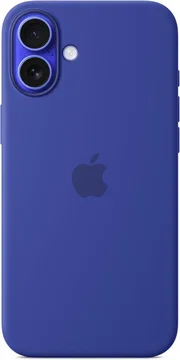 Origineel Apple iPhone 16 Plus Hoesje MagSafe Silicone Case Blauw