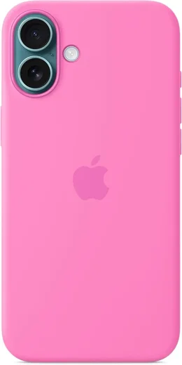 Origineel Apple iPhone 16 Plus Hoesje MagSafe Silicone Case Roze afbeelding 4