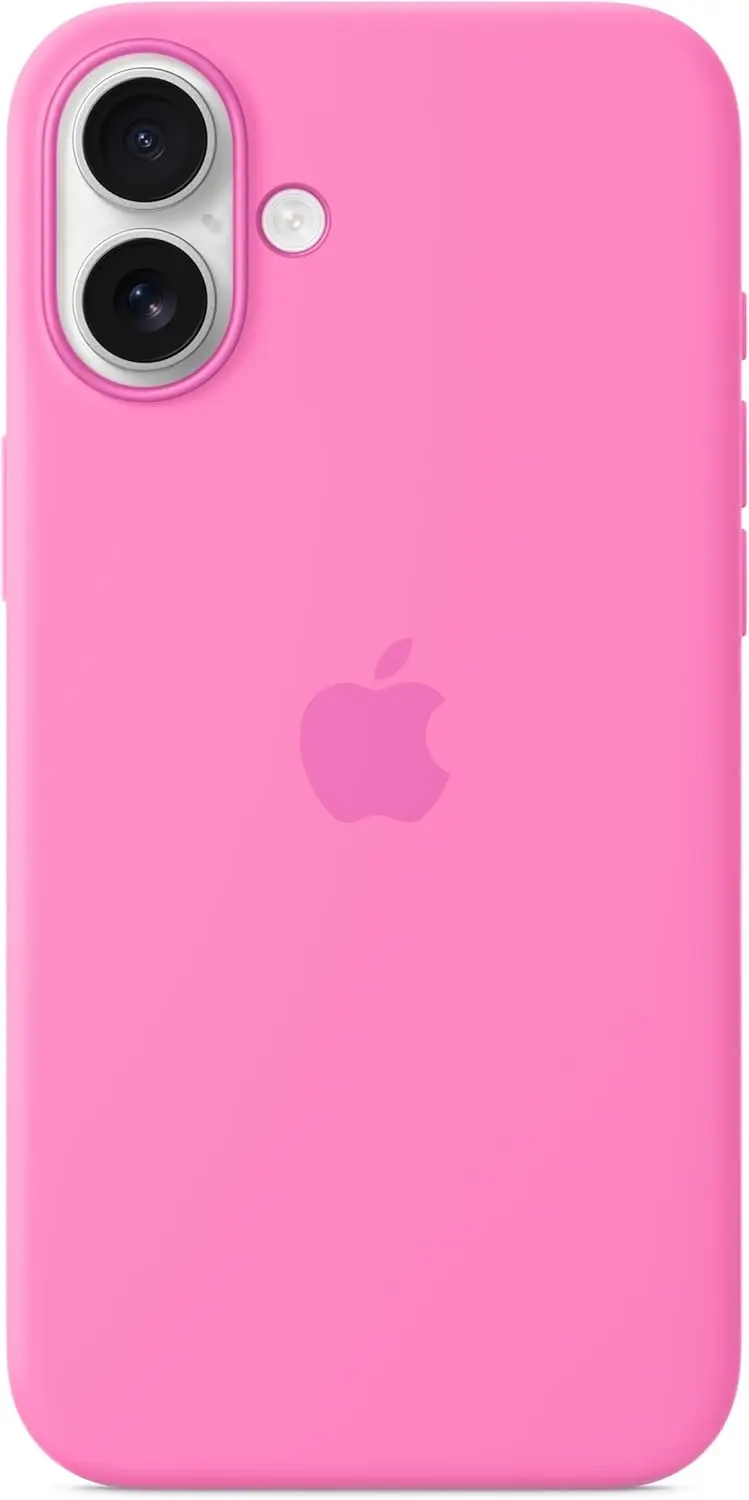 Origineel Apple iPhone 16 Plus Hoesje MagSafe Silicone Case Roze afbeelding 2