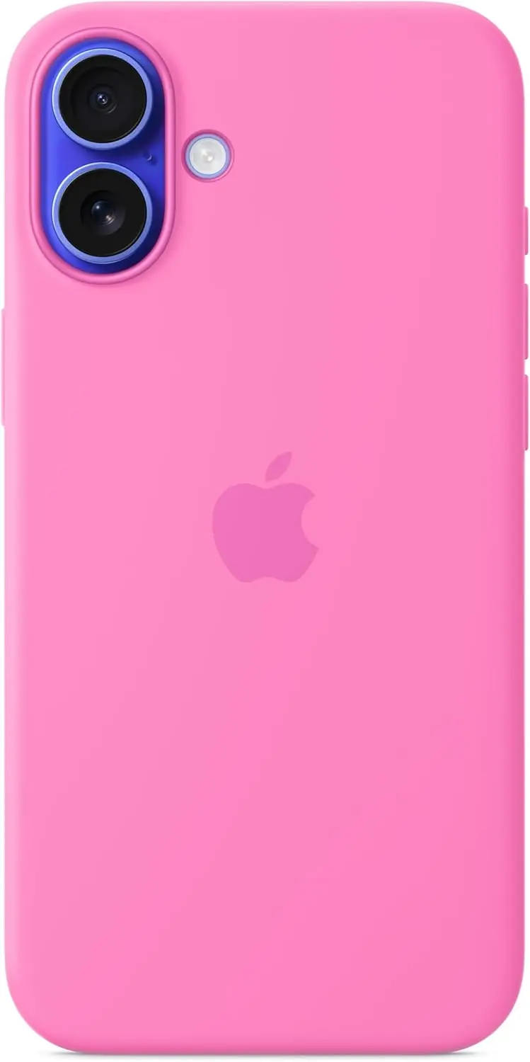 Origineel Apple iPhone 16 Plus Hoesje MagSafe Silicone Case Roze afbeelding 3