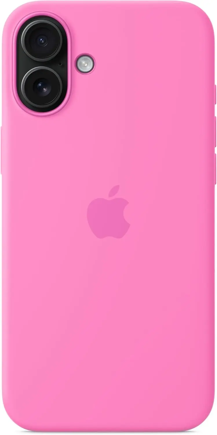 Origineel Apple iPhone 16 Plus Hoesje MagSafe Silicone Case Roze afbeelding 5
