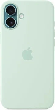 Origineel Apple iPhone 16 Plus Hoesje MagSafe Silicone Case Mint