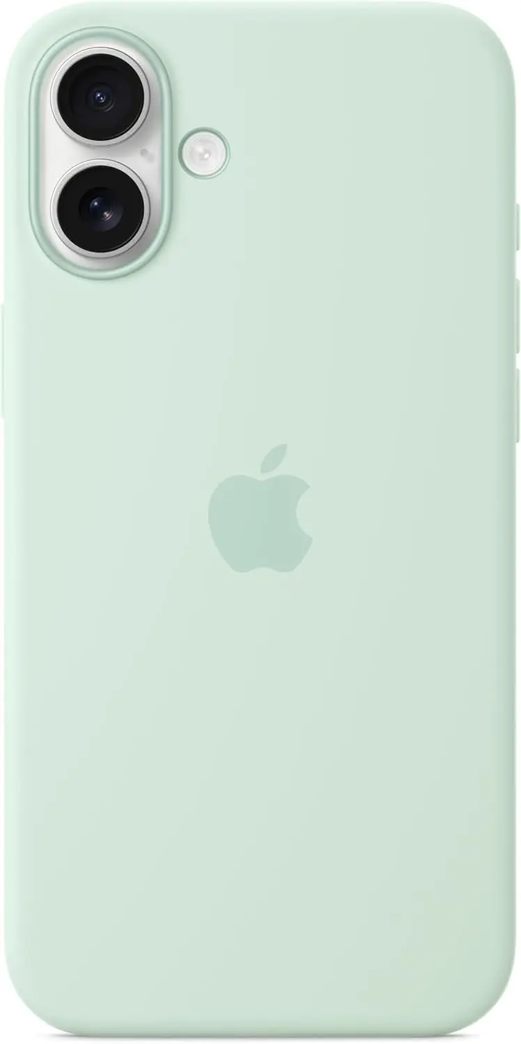 Origineel Apple iPhone 16 Plus Hoesje MagSafe Silicone Case Mint afbeelding 4
