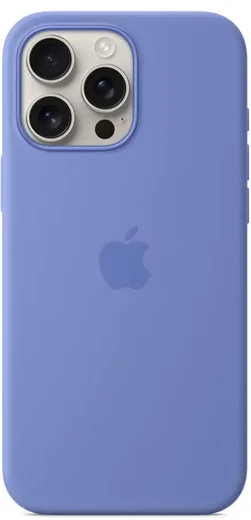 Origineel Apple iPhone 16 Pro Max Hoesje MagSafe Silicone Case Violet afbeelding 4
