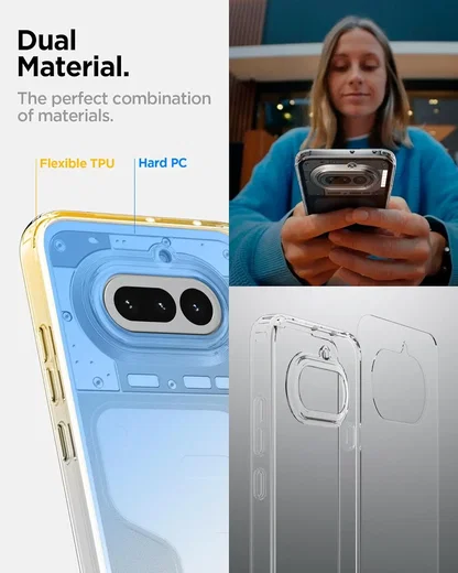 Spigen Ultra Hybrid Nothing Phone (4a) Hoesje Back Cover Transparant afbeelding 5