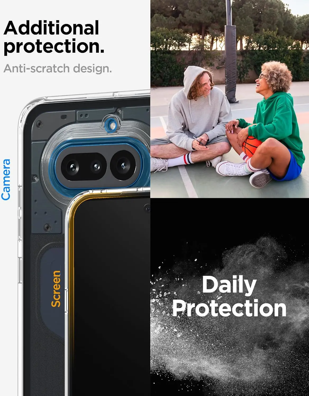 Spigen Ultra Hybrid Nothing Phone (4a) Hoesje Back Cover Transparant afbeelding 6