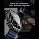Spigen Rugged Armor - Apple Watch Ultra 3/2/1 Hoesje - Full Protect - Zwart afbeelding 6
