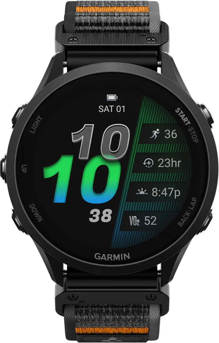 Spigen Athlex Air Garmin QuickFit 22MM Bandje Zwart Oranje afbeelding 2