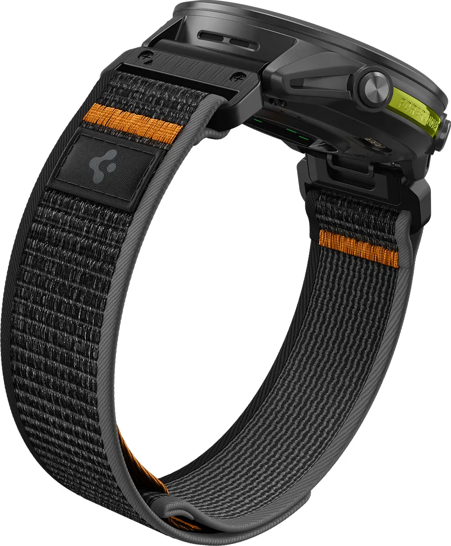 Spigen Athlex Air Garmin QuickFit 22MM Bandje Zwart Oranje afbeelding 14