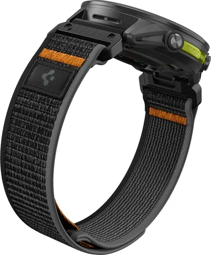 Spigen Athlex Air Garmin QuickFit 22MM Bandje Zwart Oranje afbeelding 14