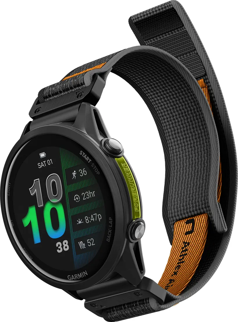 Spigen Athlex Air Garmin QuickFit 22MM Bandje Zwart Oranje afbeelding 10