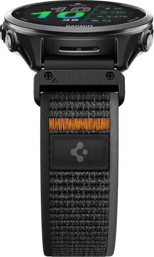 Spigen Athlex Air Garmin QuickFit 22MM Bandje Zwart Oranje afbeelding 12