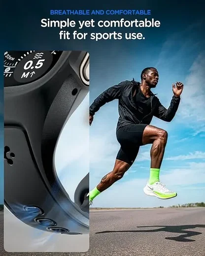Spigen Liquid Air Pro - Apple Watch Ultra 3/2/1 - Hoesje en Bandje - Zwart afbeelding 5