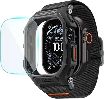 Spigen Lite Fit Pro Apple Watch Ultra 3/2/1 Hoesje/Bandje/Sreenprotector Zwart