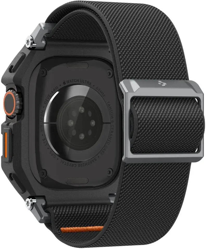 Spigen Lite Fit Pro Apple Watch Ultra 3/2/1 Hoesje/Bandje/Sreenprotector Zwart afbeelding 9