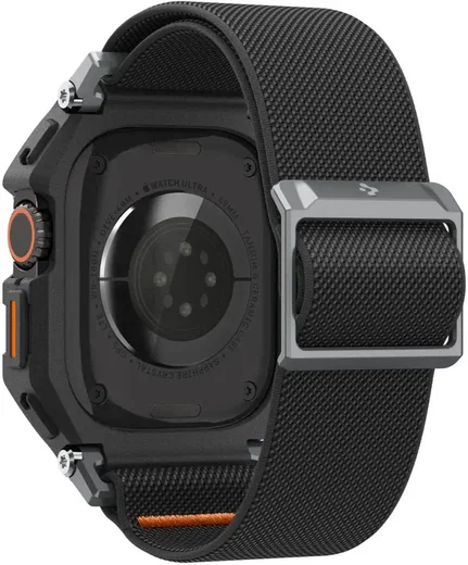Spigen Lite Fit Pro Apple Watch Ultra 3/2/1 Hoesje/Bandje/Sreenprotector Zwart afbeelding 9