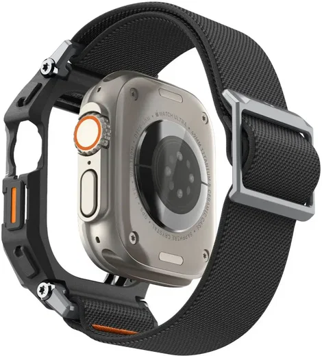 Spigen Lite Fit Pro Apple Watch Ultra 3/2/1 Hoesje/Bandje/Sreenprotector Zwart afbeelding 10