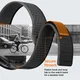 Spigen Athlex Air - Garmin Active Quick Release 22MM Bandje Zwart Oranje afbeelding 9