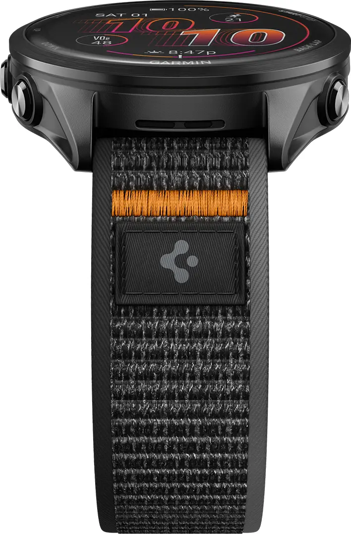 Spigen Athlex Air - Garmin Active Quick Release 22MM Bandje Zwart Oranje afbeelding 11
