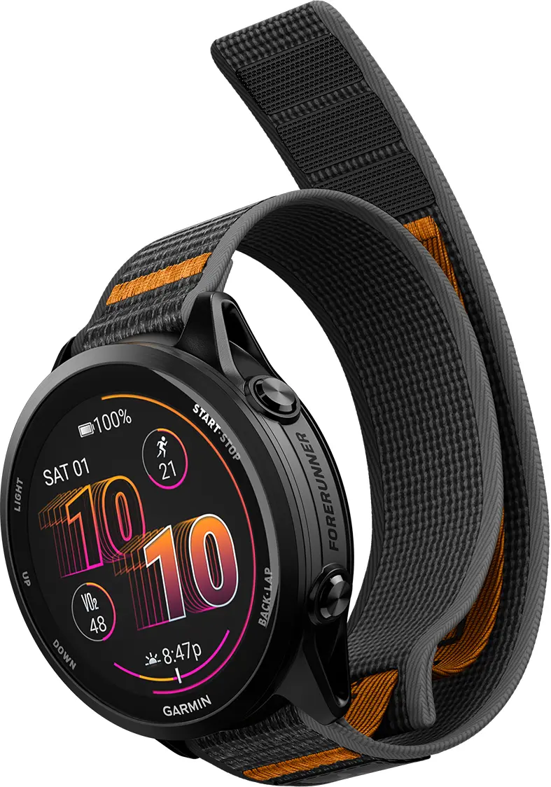 Spigen Athlex Air - Garmin Active Quick Release 22MM Bandje Zwart Oranje afbeelding 7