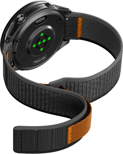 Spigen Athlex Air - Garmin Active Quick Release 22MM Bandje Zwart Oranje afbeelding 5