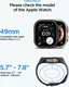 Spigen Liquid Air Pro - Apple Watch Ultra 3/2/1 - Full Protect - Zwart afbeelding 3