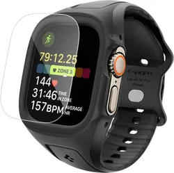 Spigen Liquid Air Pro - Apple Watch Ultra 3/2/1 - Full Protect - Zwart afbeelding