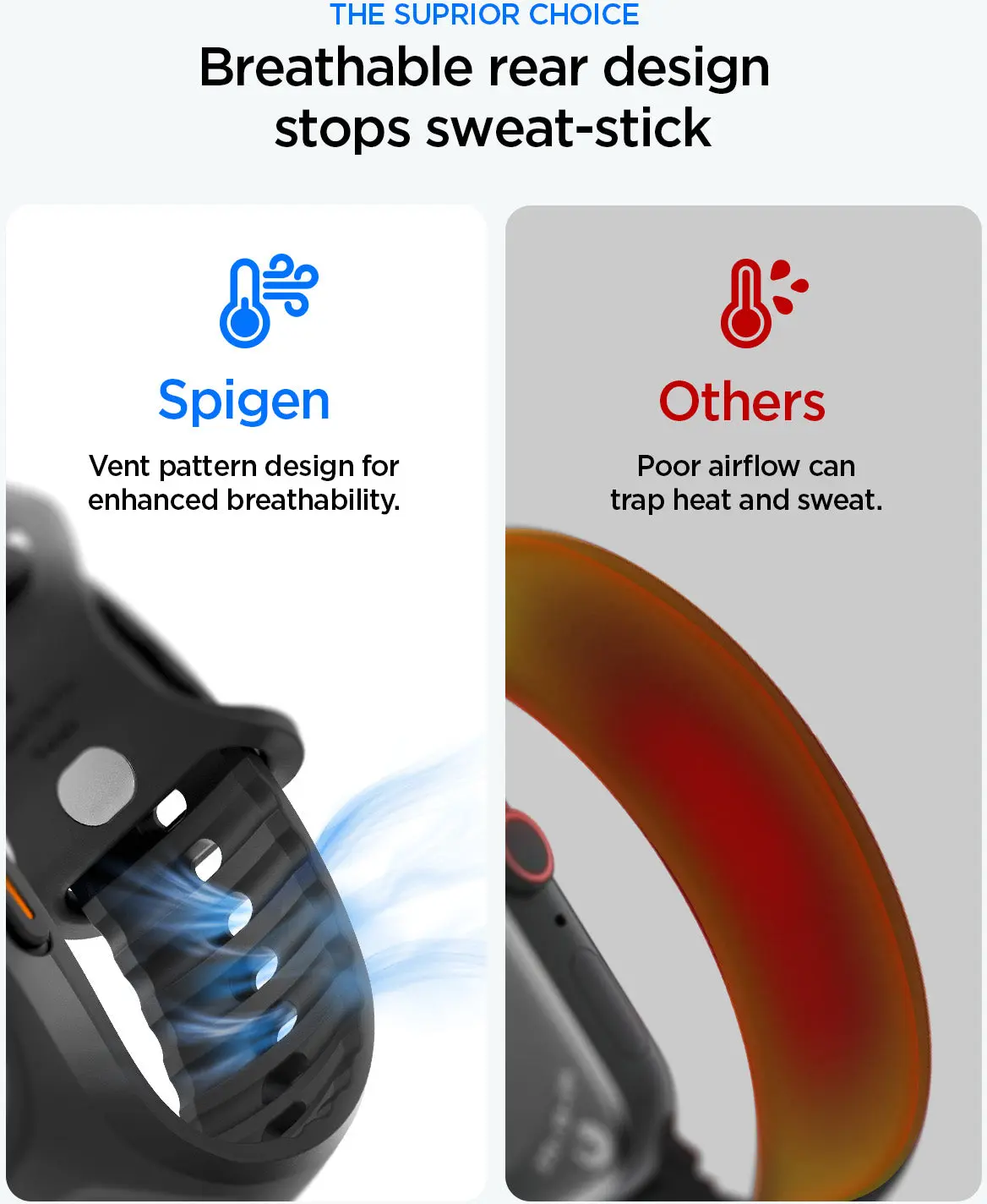 Spigen Liquid Air Pro - Apple Watch Ultra 3/2/1 - Full Protect - Zwart afbeelding 8