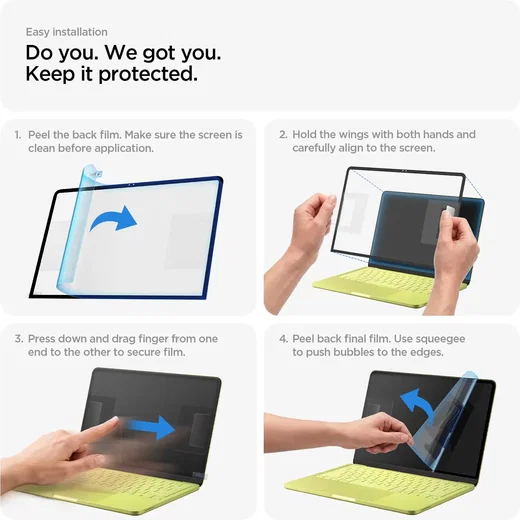 Spigen Glas.tR Slim Apple MacBook Neo 13 (2026) Screen Protector afbeelding 7