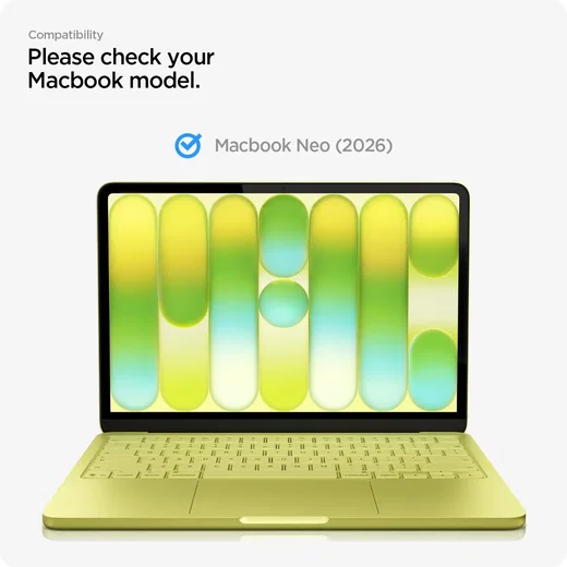 Spigen Glas.tR Slim Apple MacBook Neo 13 (2026) Screen Protector afbeelding 2
