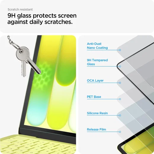 Spigen Glas.tR Slim Apple MacBook Neo 13 (2026) Screen Protector afbeelding 4