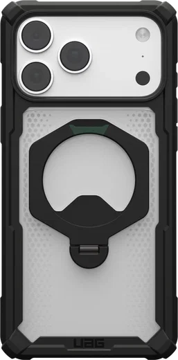 UAG Plasma XTE iPhone 18 Pro Max / 17 Pro Max Hoesje Magnetic Stand Clear Zwart afbeelding 4
