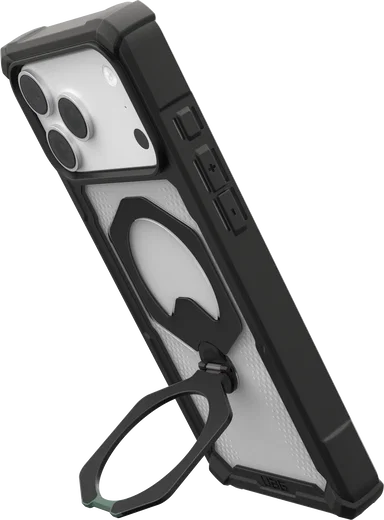 UAG Plasma XTE iPhone 18 Pro Max / 17 Pro Max Hoesje Magnetic Stand Clear Zwart afbeelding 5
