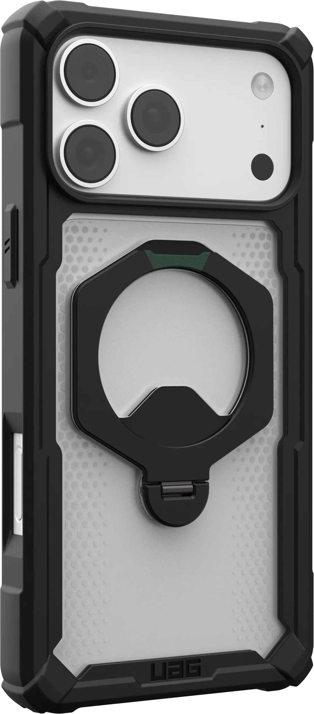 UAG Plasma XTE iPhone 18 Pro Max / 17 Pro Max Hoesje Magnetic Stand Clear Zwart afbeelding 7