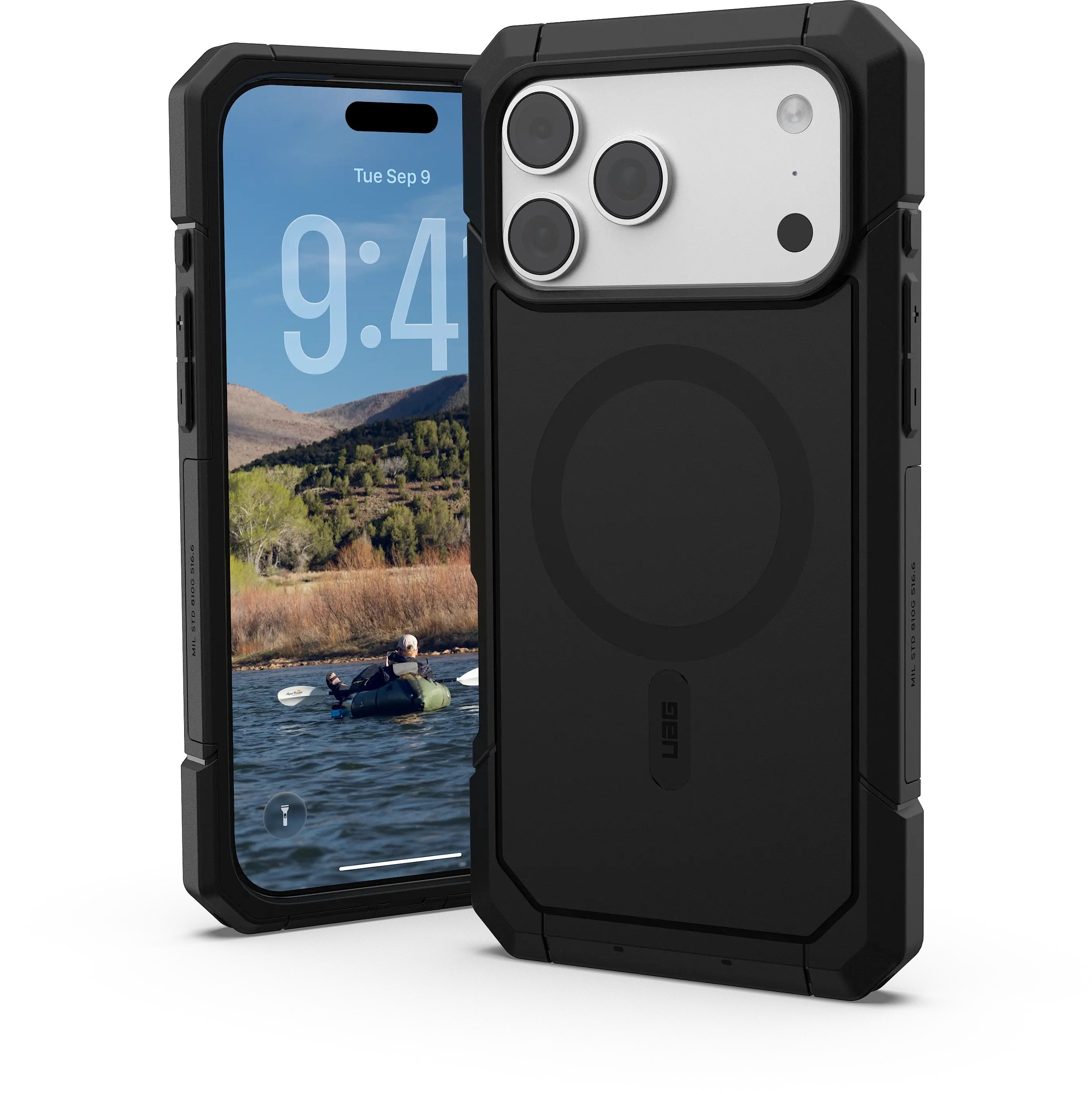 UAG Trooper Apple iPhone 18 Pro Max / 17 Pro Max Hoesje Magnetic Zwart afbeelding 1