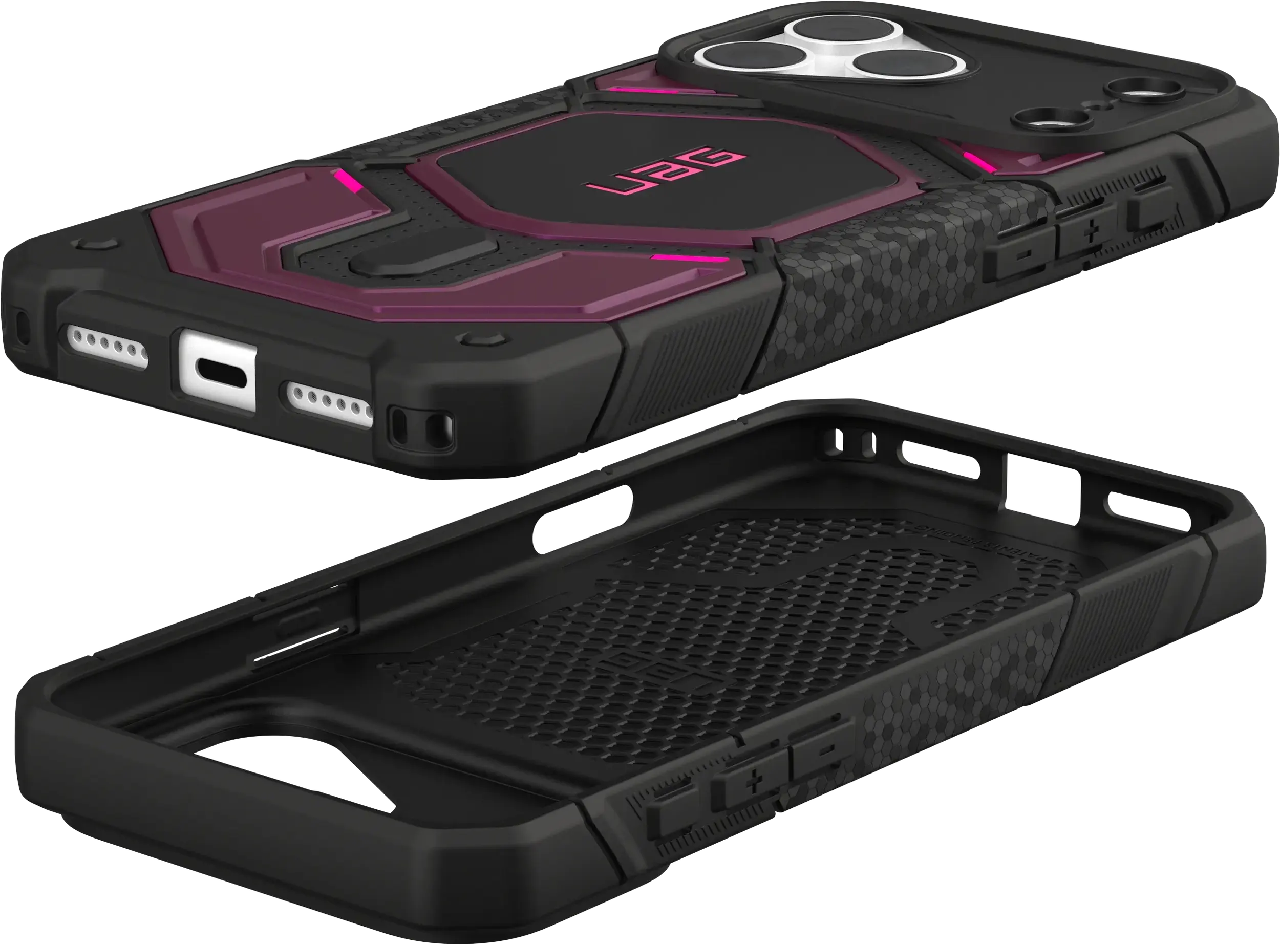 UAG Monarch Pro Apple iPhone 18 Pro / 17 Pro Hoesje MagSafe Paars Zwart afbeelding 9