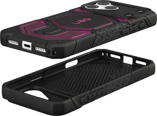 UAG Monarch Pro Apple iPhone 18 Pro / 17 Pro Hoesje MagSafe Paars Zwart afbeelding 9