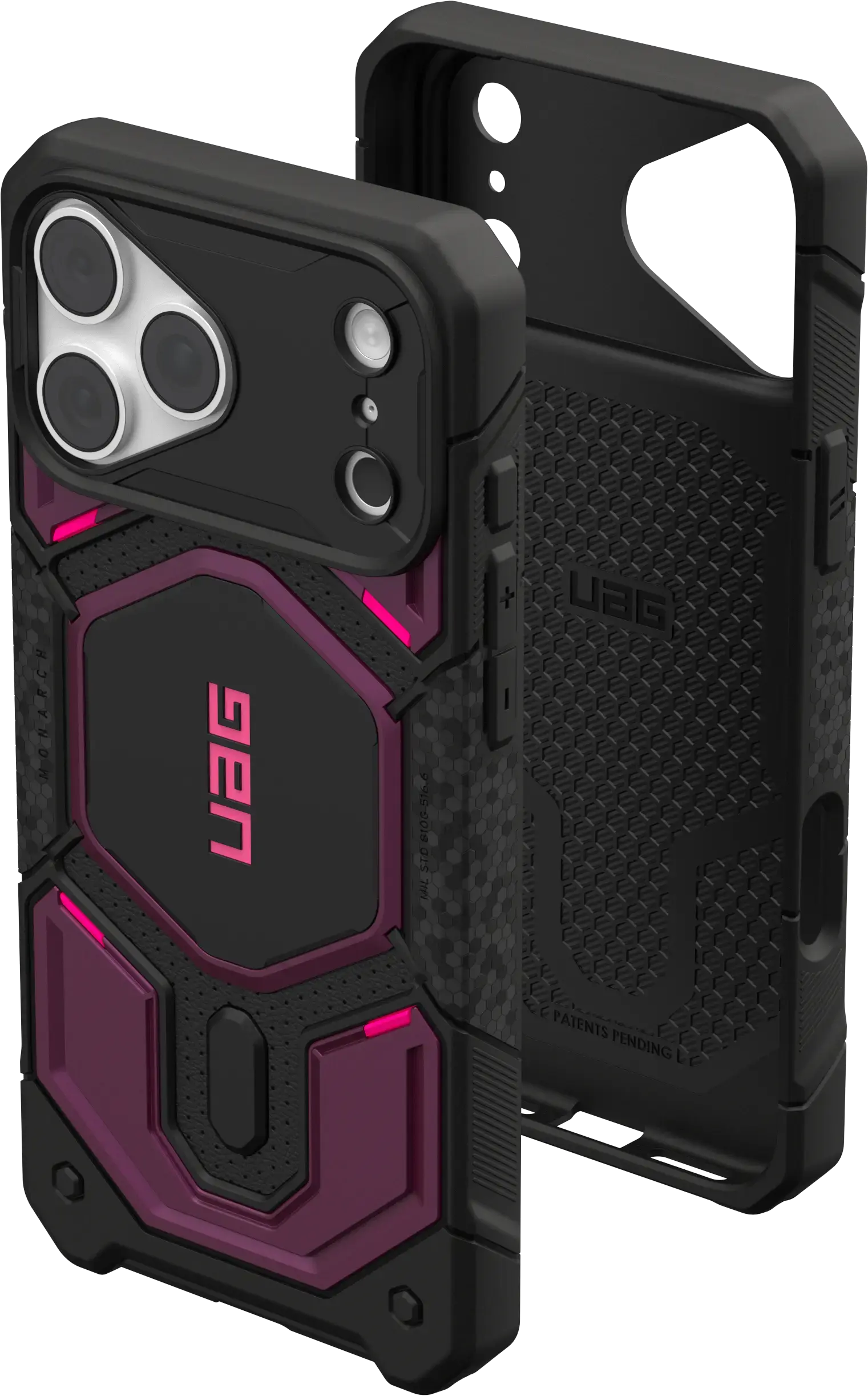 UAG Monarch Pro Apple iPhone 18 Pro / 17 Pro Hoesje MagSafe Paars Zwart afbeelding 2