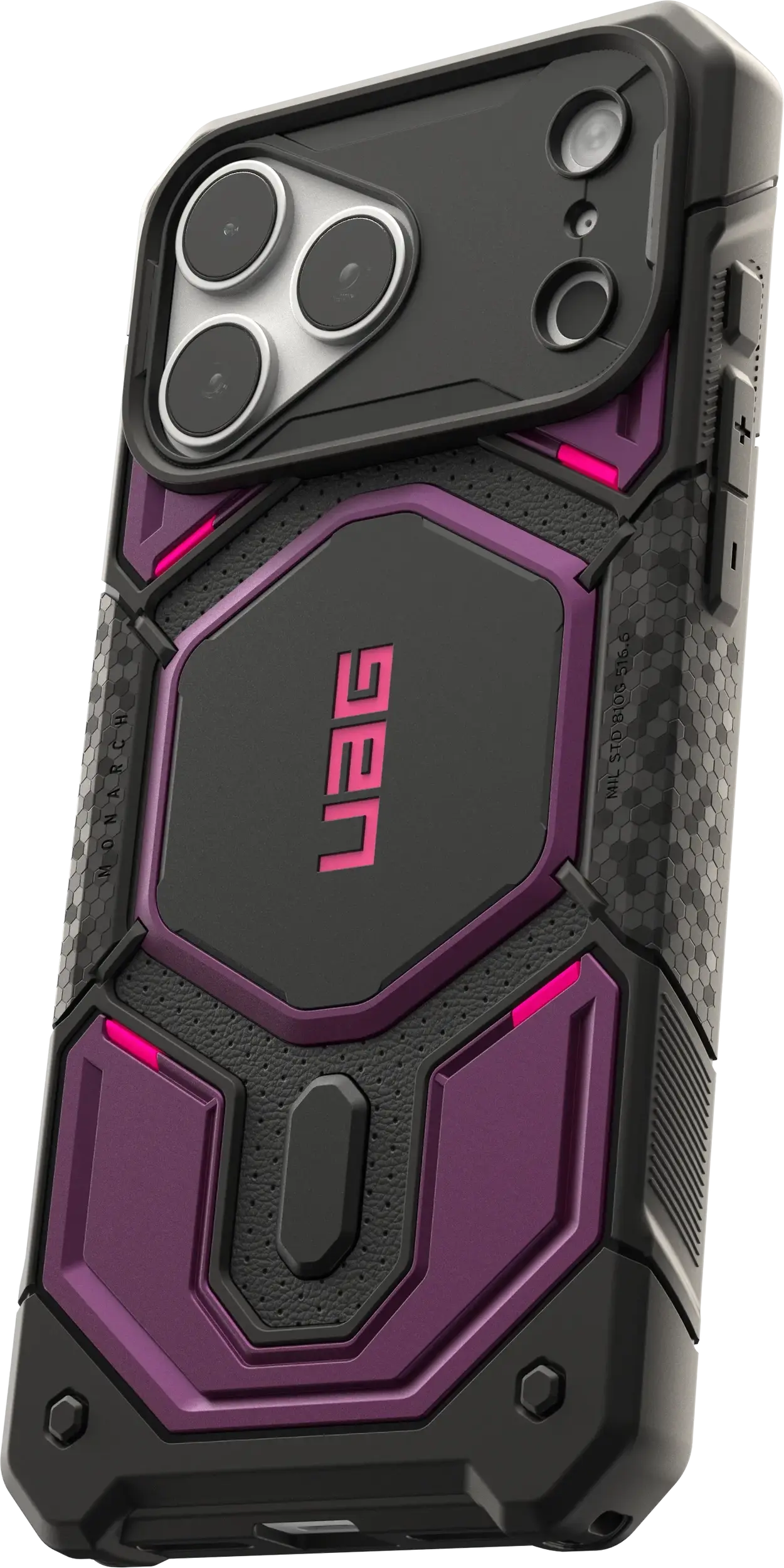 UAG Monarch Pro Apple iPhone 18 Pro / 17 Pro Hoesje MagSafe Paars Zwart afbeelding 8
