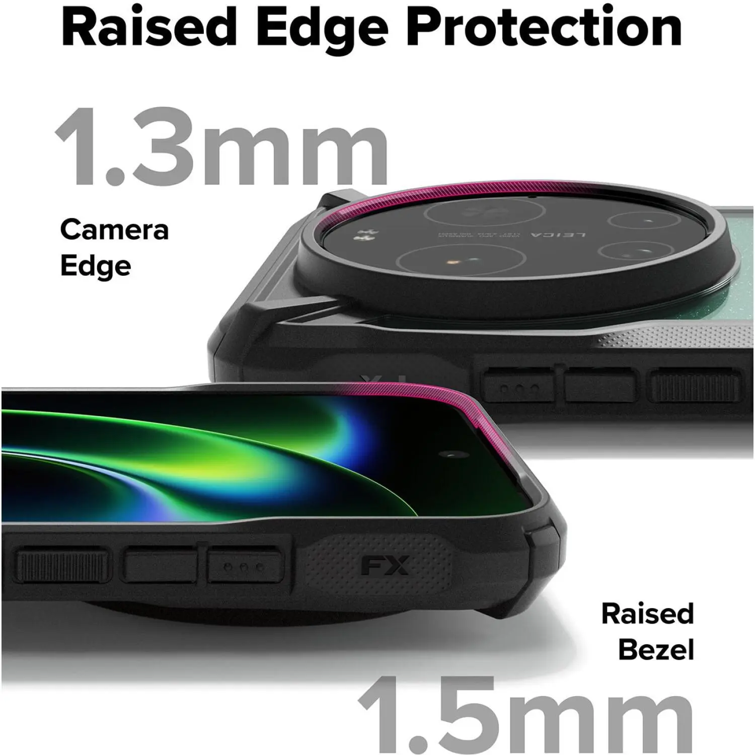 Ringke Fusion X Magnetic Xiaomi 17 Ultra Hoesje MagSafe Zwart afbeelding 10