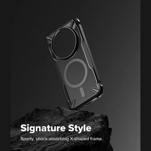 Ringke Fusion X Magnetic Xiaomi 17 Ultra Hoesje MagSafe Zwart afbeelding 6