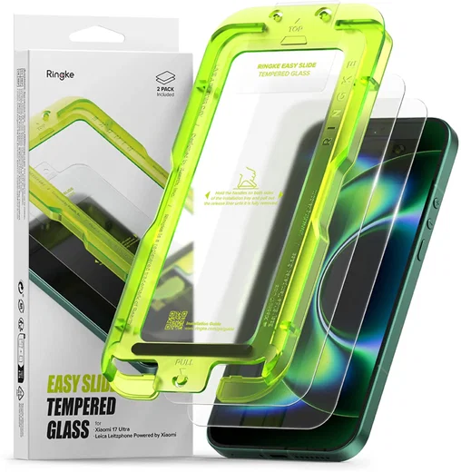 Ringke Easy Slide Xiaomi 17 Ultra Screen Protector met Jig 2-Pack afbeelding 1