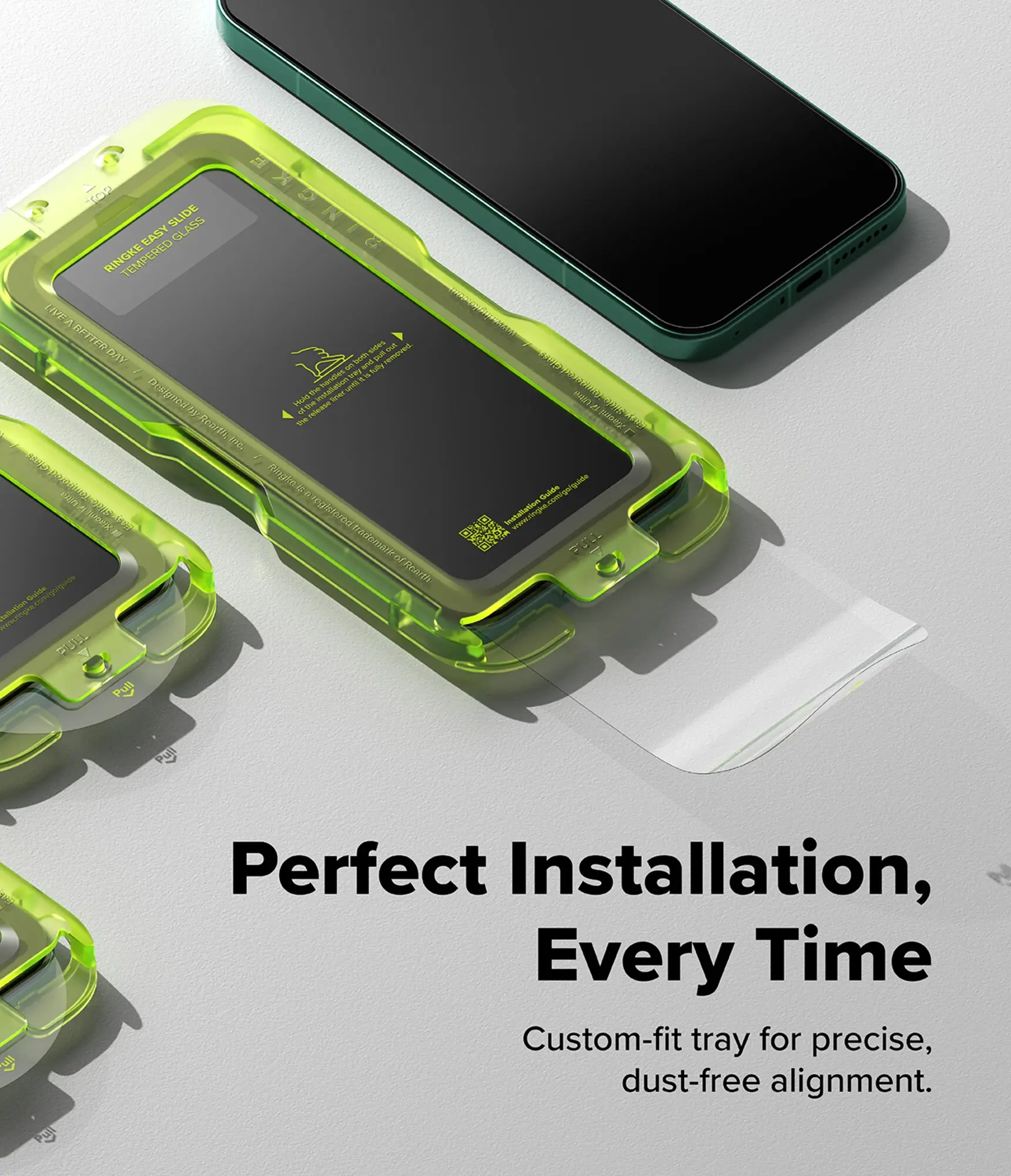 Ringke Easy Slide Xiaomi 17 Ultra Screen Protector met Jig 2-Pack afbeelding 3