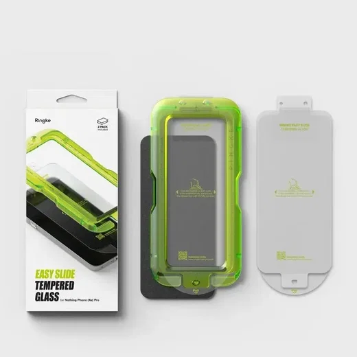 Ringke Nothing Phone 4a Screen Protector Tempered Glass 2-Pack afbeelding 3