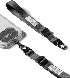 Ringke Koord Hand Strap Verstelbaar Universeel Polsbandje Zwart afbeelding