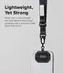 Ringke Koord Hand Strap Verstelbaar Universeel Polsbandje Zwart afbeelding 6