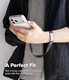 Ringke Koord Hand Strap Verstelbaar Universeel Polsbandje Camo Zwart afbeelding 3
